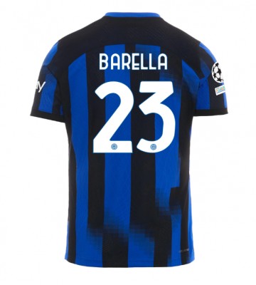 Inter Milan Nicolo Barella #23 Primera Equipación 2023-24 Manga Corta